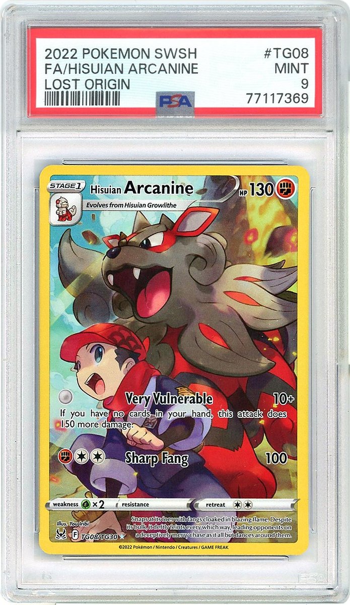 Full Art / Hisuian Arcanine Sword & Shield Lost Origin