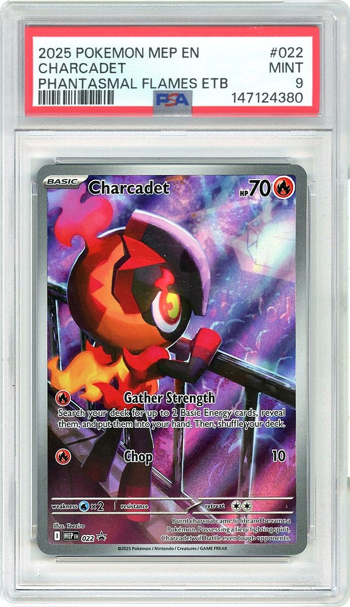 Charcadet Phantasmal Flames Elite Trainer Box Me Black Star Promo