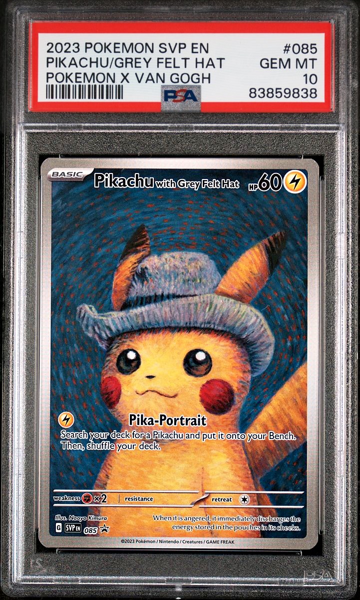 Pikachu with Grey Felt Hat