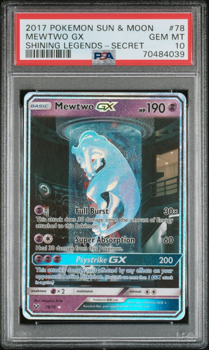 2017 Pokemon Sun & Moon GX Shining Legends-Secret