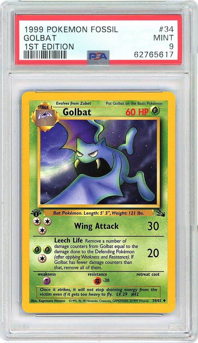 Golbat 1st Edition Fossil
