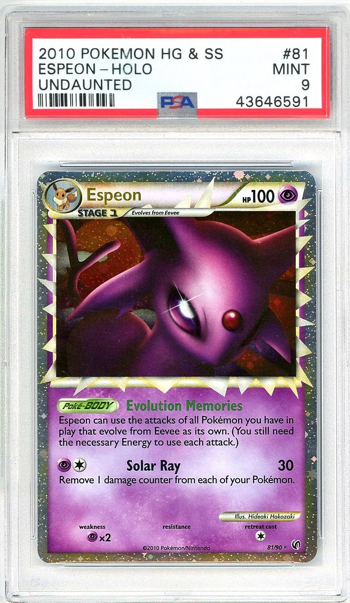 Espeon Undaunted Heartgold & Soulsilver Undaunted
