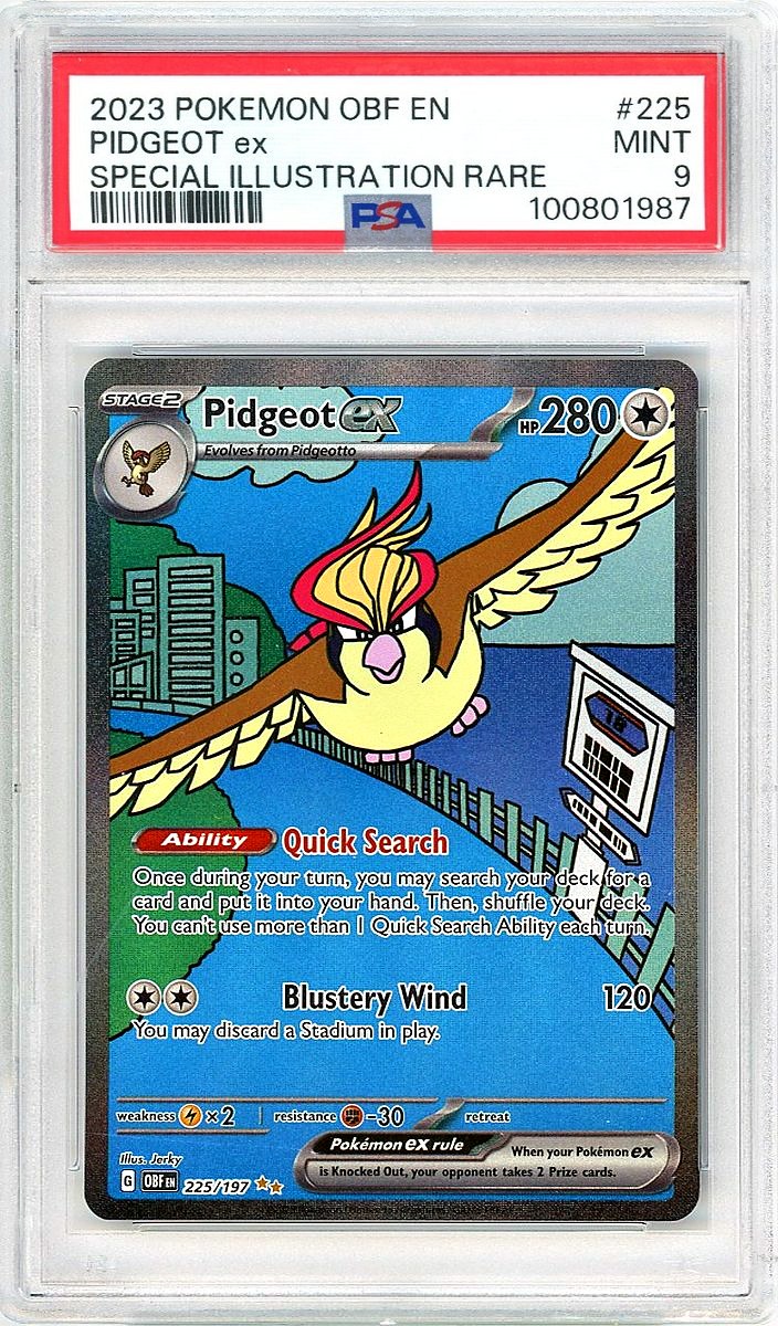 Pidgeot Ex SIR Obsidian Flames