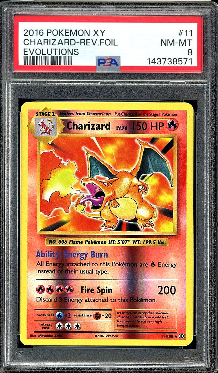 Charizard-Reverse Foil Xy Evolutions
