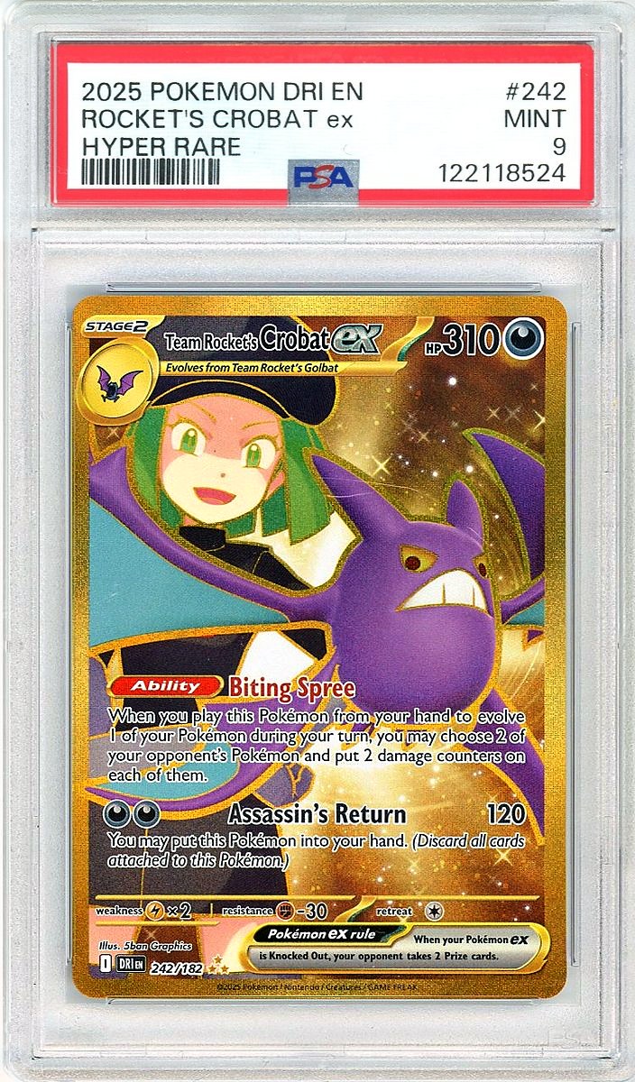 Team Rocket's Crobat Ex HR Destined Rivals