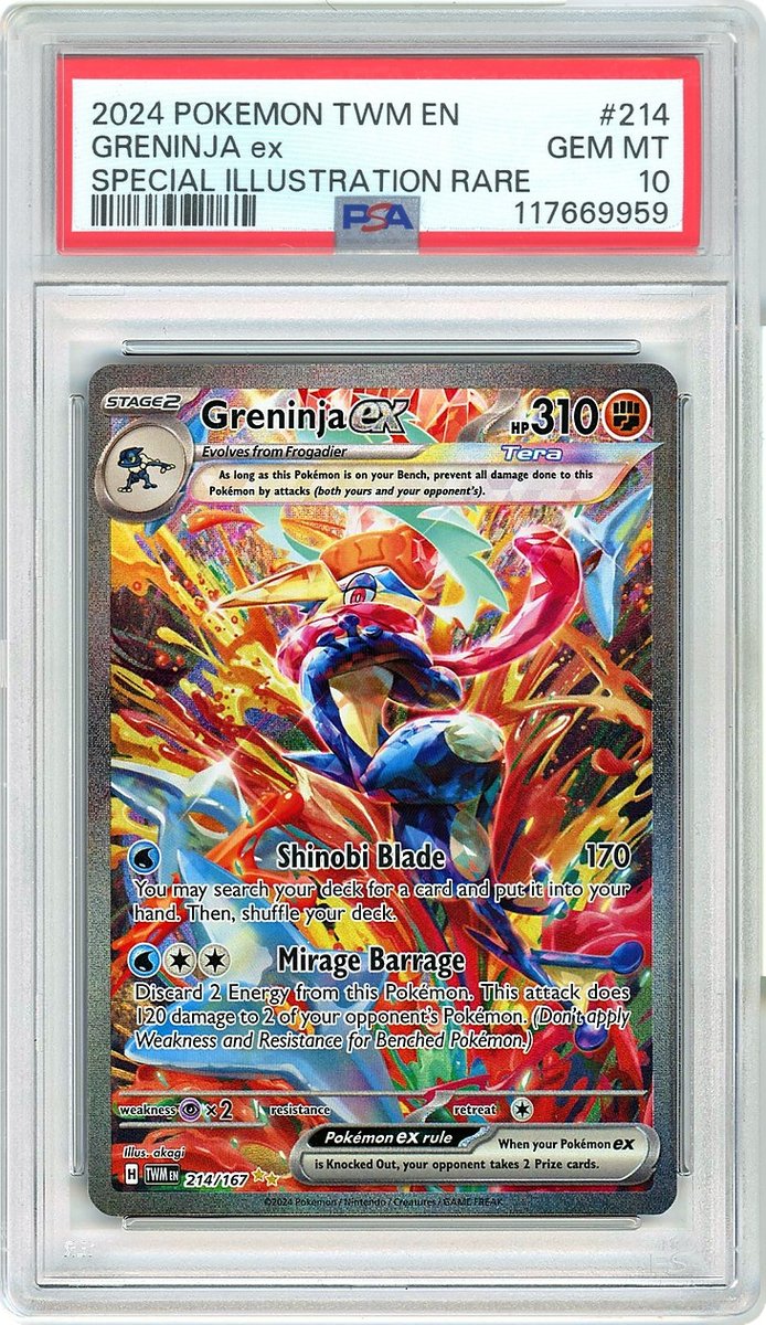Greninja Ex SIR Twilight Masquerade