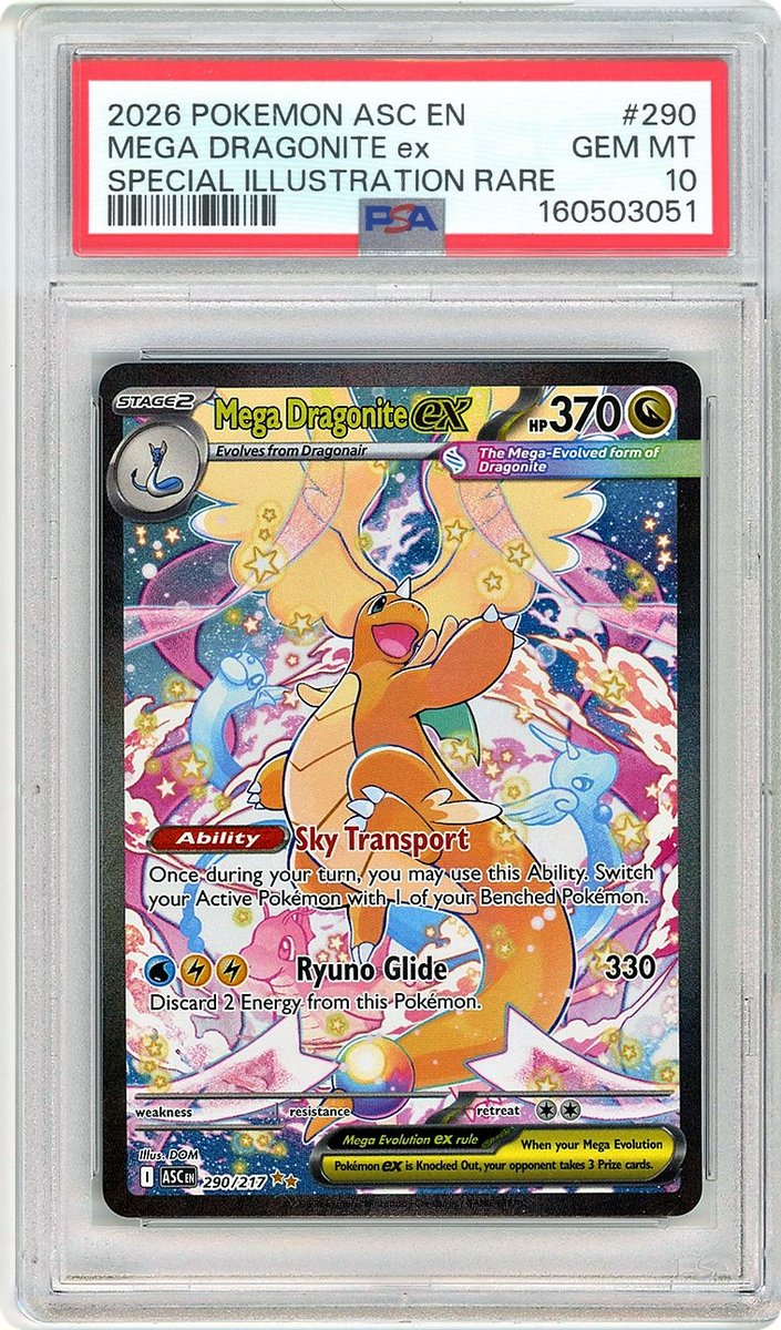 Mega Dragonite Ex SIR Ascended Heroes