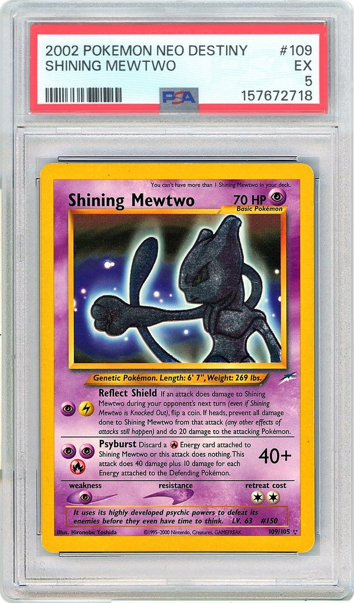 Shining Mewtwo Neo Destiny