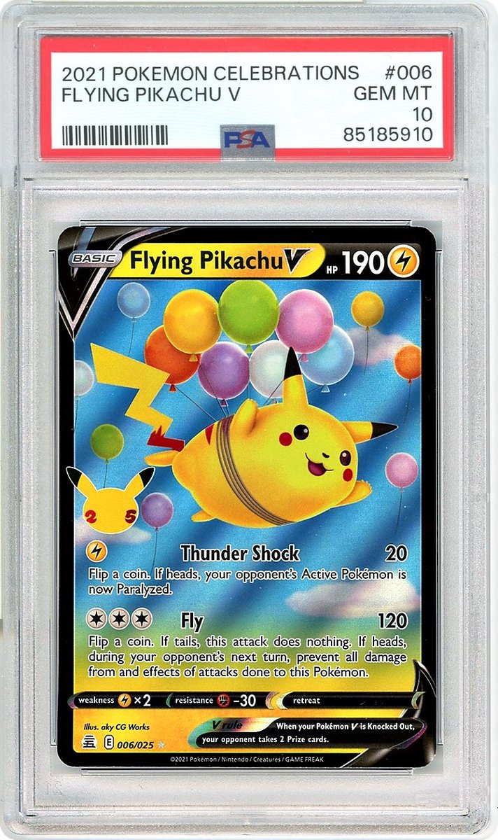 Flying Pikachu V Celebrations