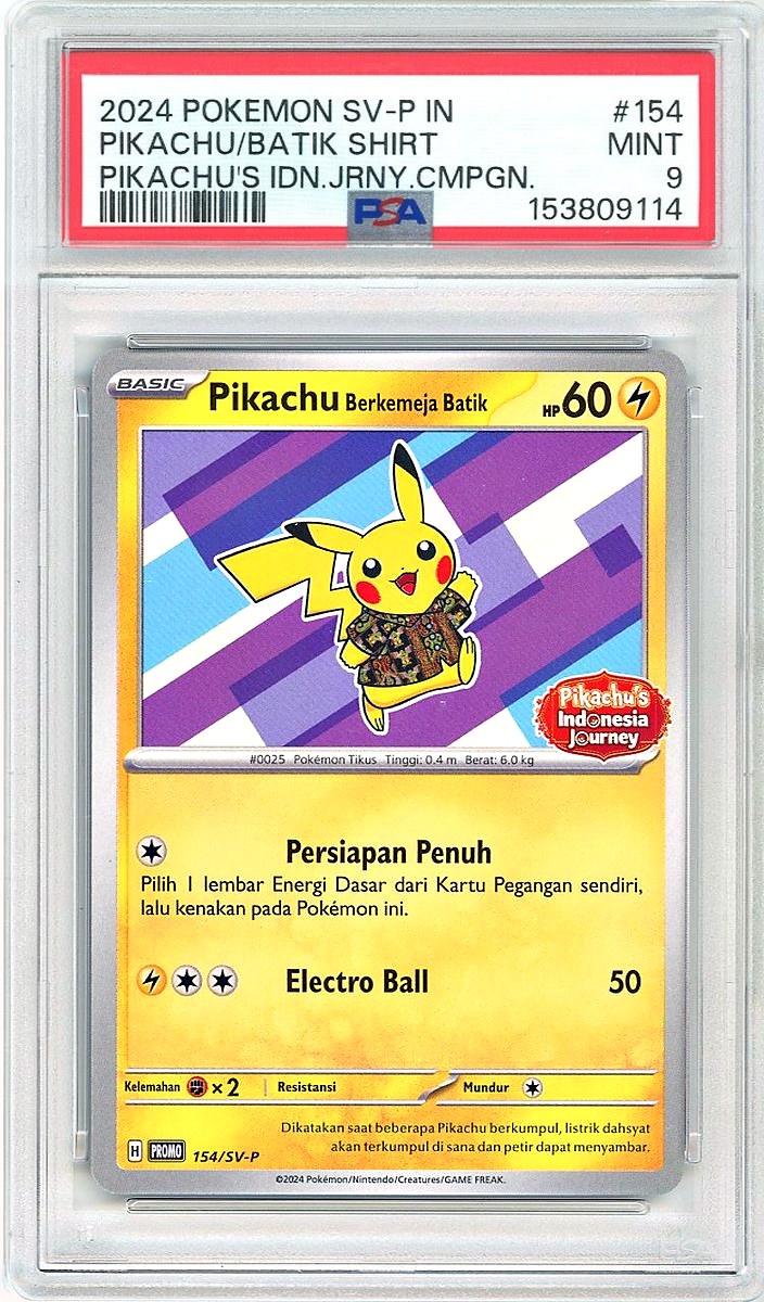 Pikachu in Batik Shirt