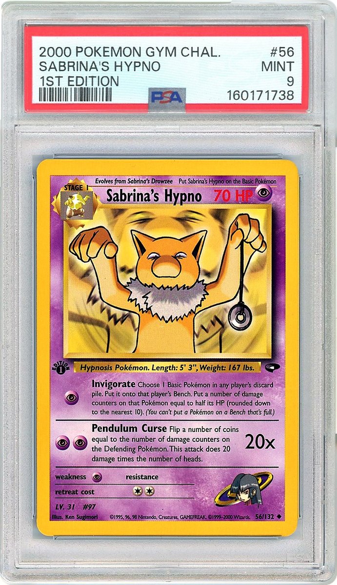 Sabrina's Hypno 1st Edition Gym Challenge