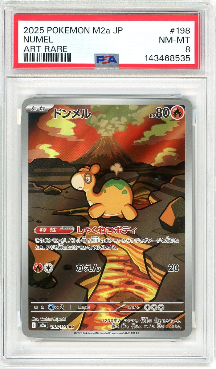 Numel Art Rare Japanese M2a-Mega Dream Ex PSA 8