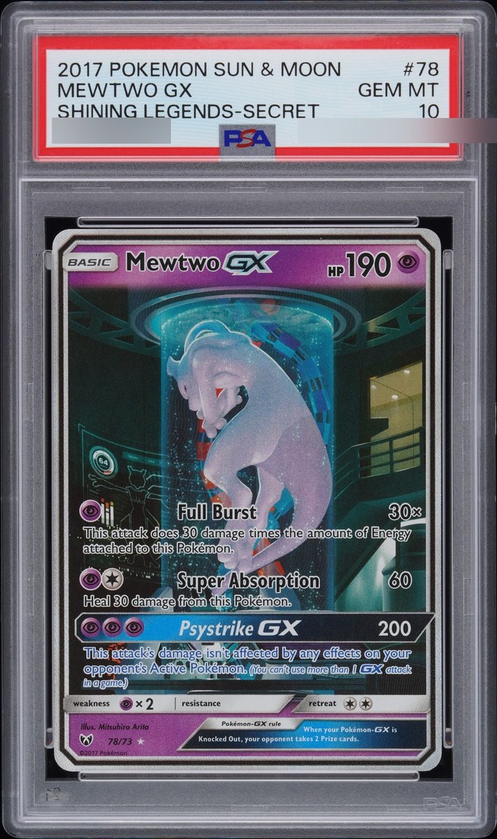 2017 Pokemon Sun & Moon GX Shining Legends-Secret