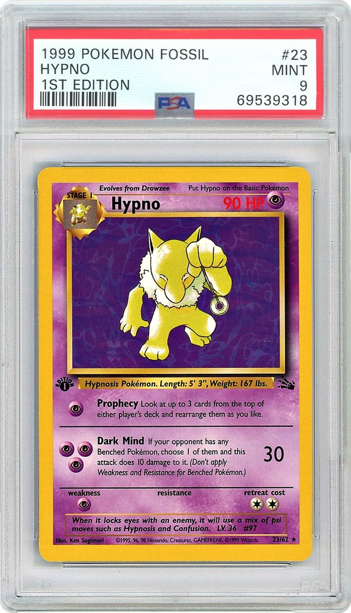 Hypno 1st Edition Fossil