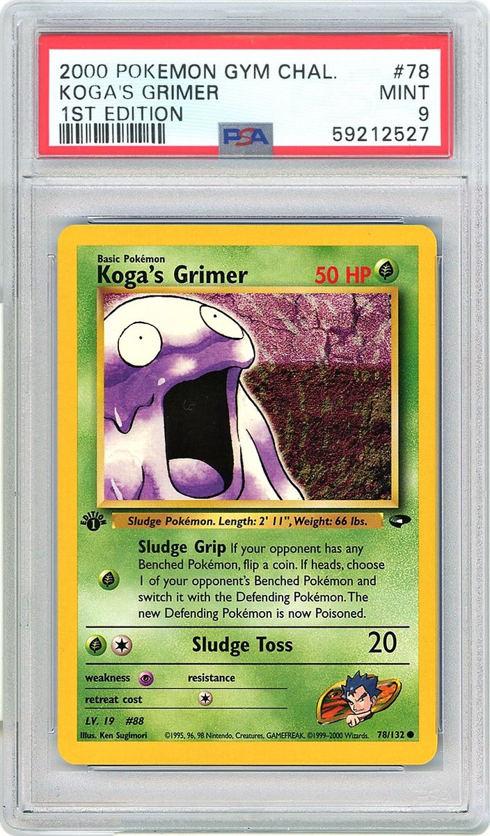 Koga's Grimer 1st Edition Gym Challenge