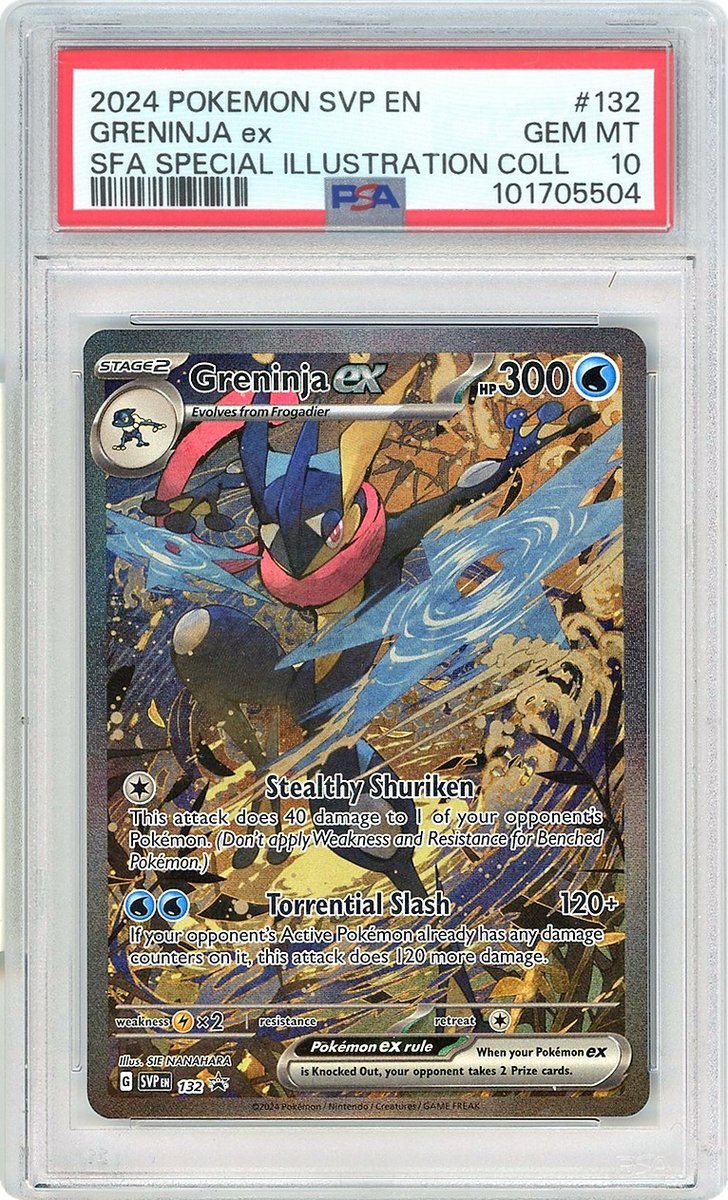 Greninja Ex Shrouded Fable Special Illustration Collection Sv Black Star Promo