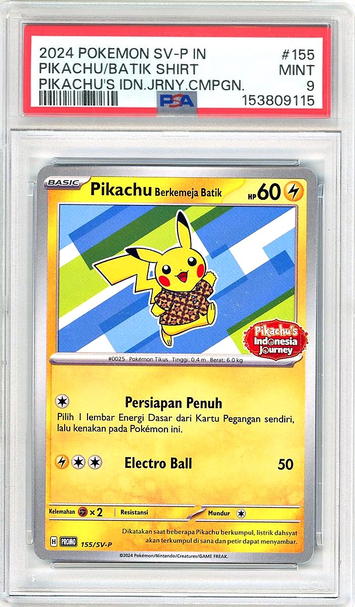 Pikachu in Batik Shirt Pikachu's Indonesia Journey Campaign Indonesian Sv-P Promo