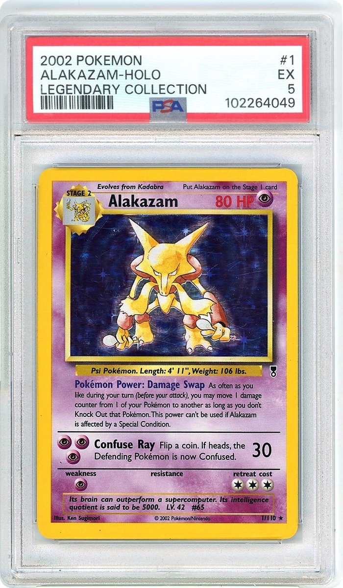 Alakazam Holo Legendary Collection