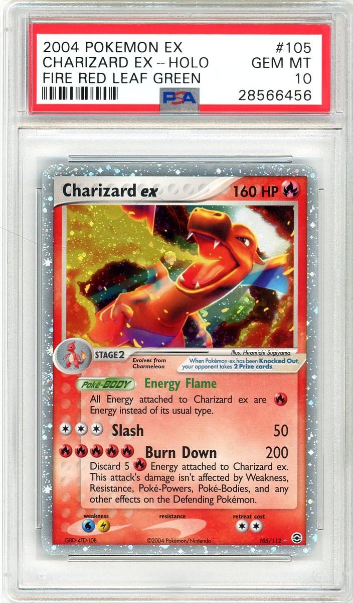 Charizard ex Ex Fire Red & Leaf Green 10