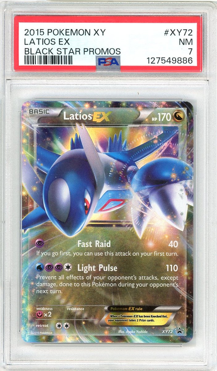 Latios Ex Xy Black Star Promos PSA 7