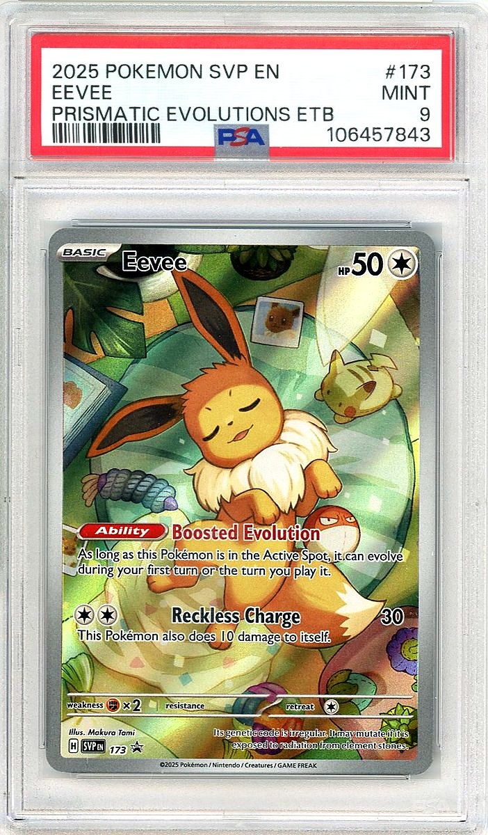 Eevee Prismatic Evolutions Elite Trainer Box Sv Black Star Promo