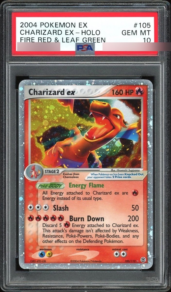 2004 Pokemon Ex Charizard - Holo Fire Red & Leaf Green
