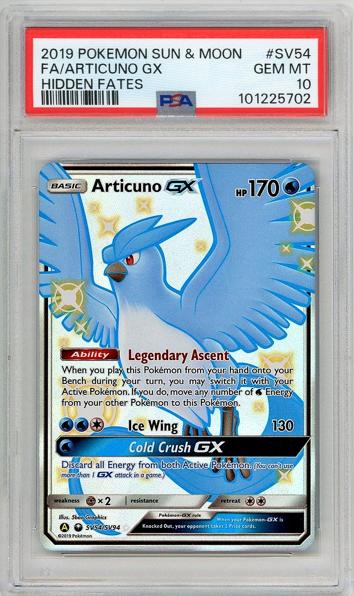 Articuno GX SV Sun & Moon: Hidden Fates