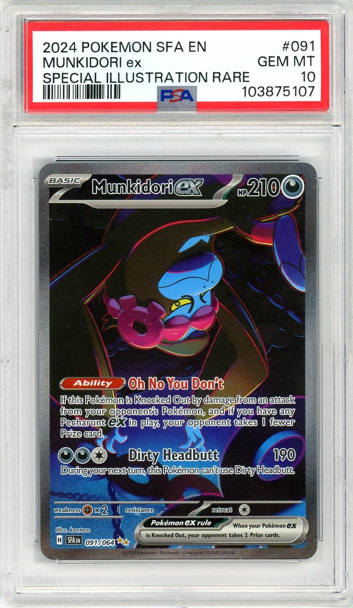 Munkidori Ex SIR Shrouded Fable PSA 10