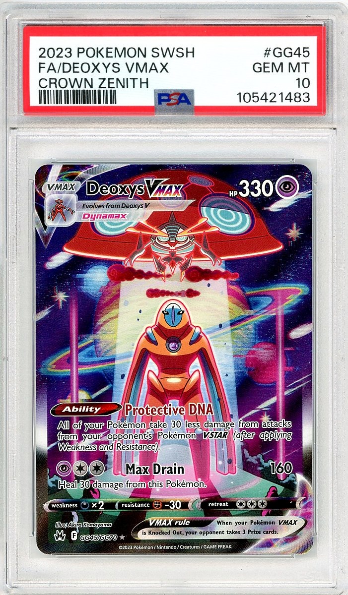 Full Art / Deoxys VMAX Sword and Shield Crown Zenith