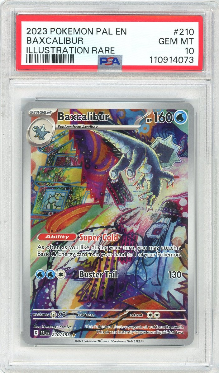 Baxcalibur IR Paldea Evolved PSA 10