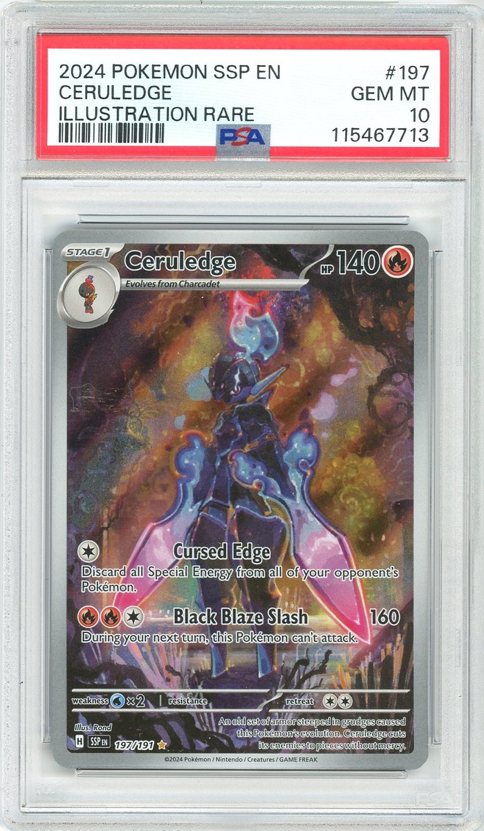 Ceruledge IR Surging Sparks PSA 10