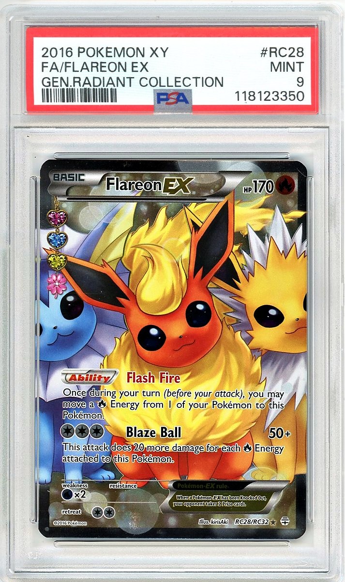 Full Art / Flareon Ex Gen.radiant Collection Xy Generations Radiant Collection