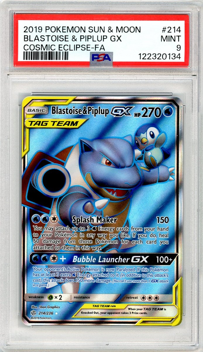 Blastoise & Piplup GX