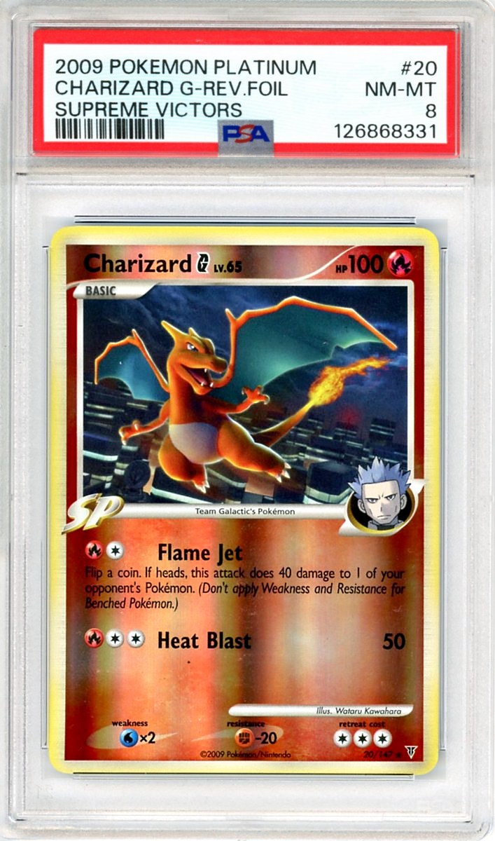 Charizard G-Reverse Foil Platinum Supreme Victors