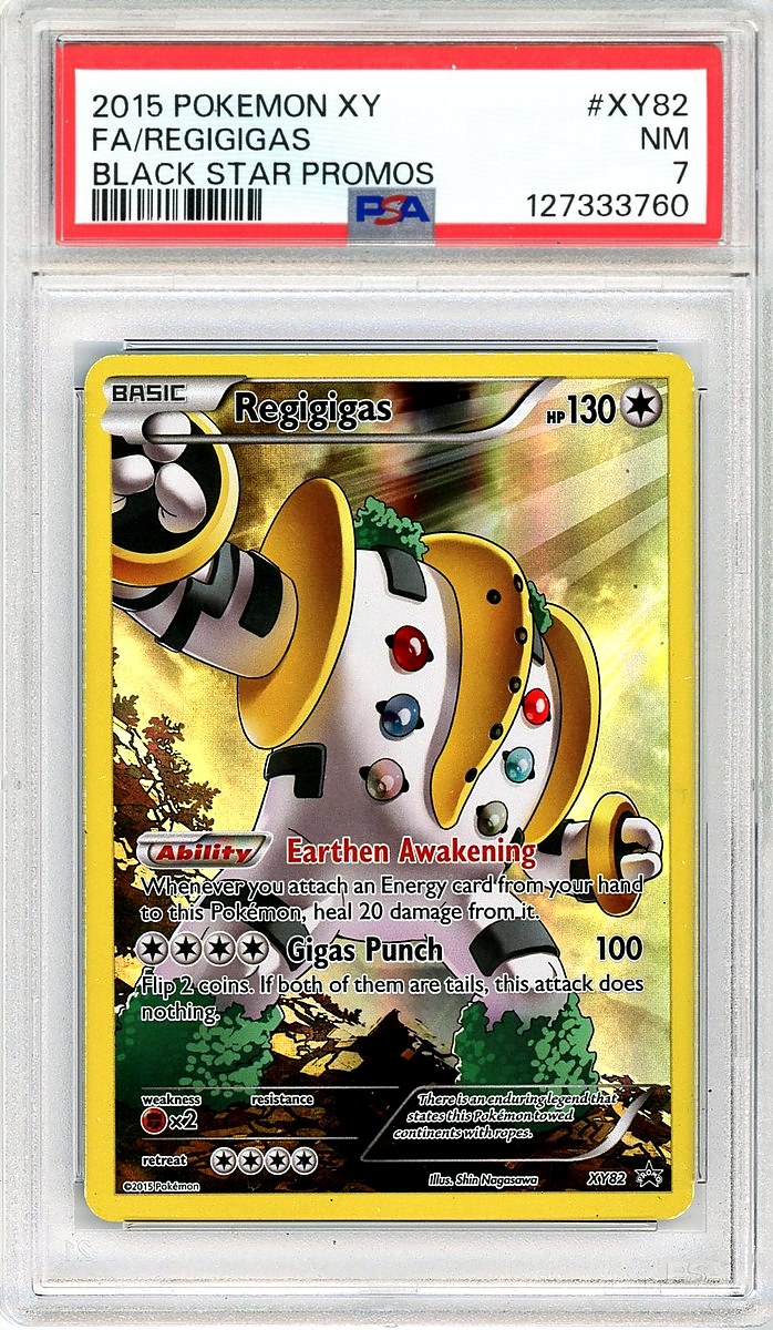 Full Art / Regigigas Black Star Promos Xy Black Star Promos