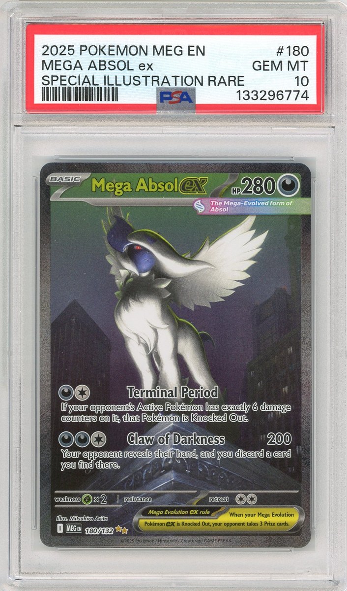Mega Absol Ex SIR Mega Evolution PSA 10