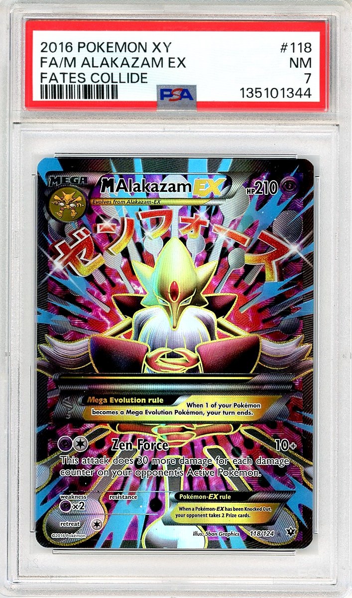 Full Art / M Alakazam Ex Fates Collide Xy Fates Collide