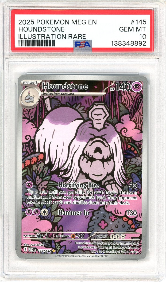 Houndstone IR Mega Evolution PSA 10