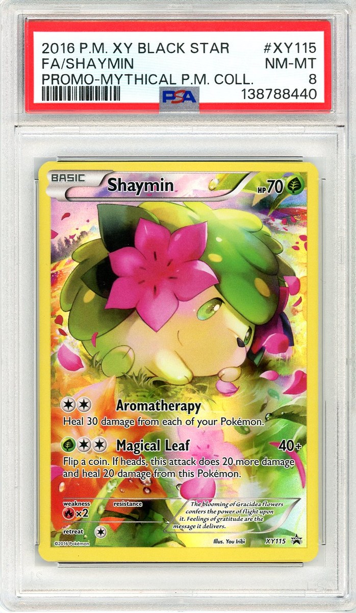 Full Art / Shaymin Mythical Pokemon Collection Xy Black Star Promo