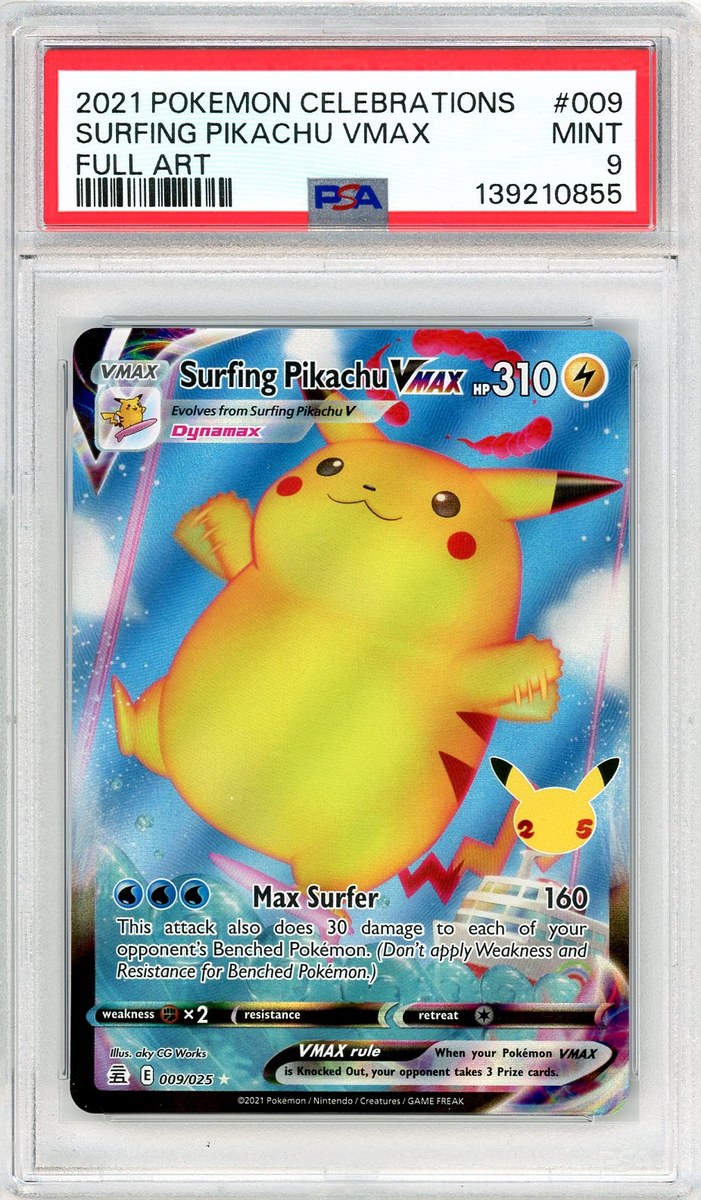 Surfing Pikachu Vmax