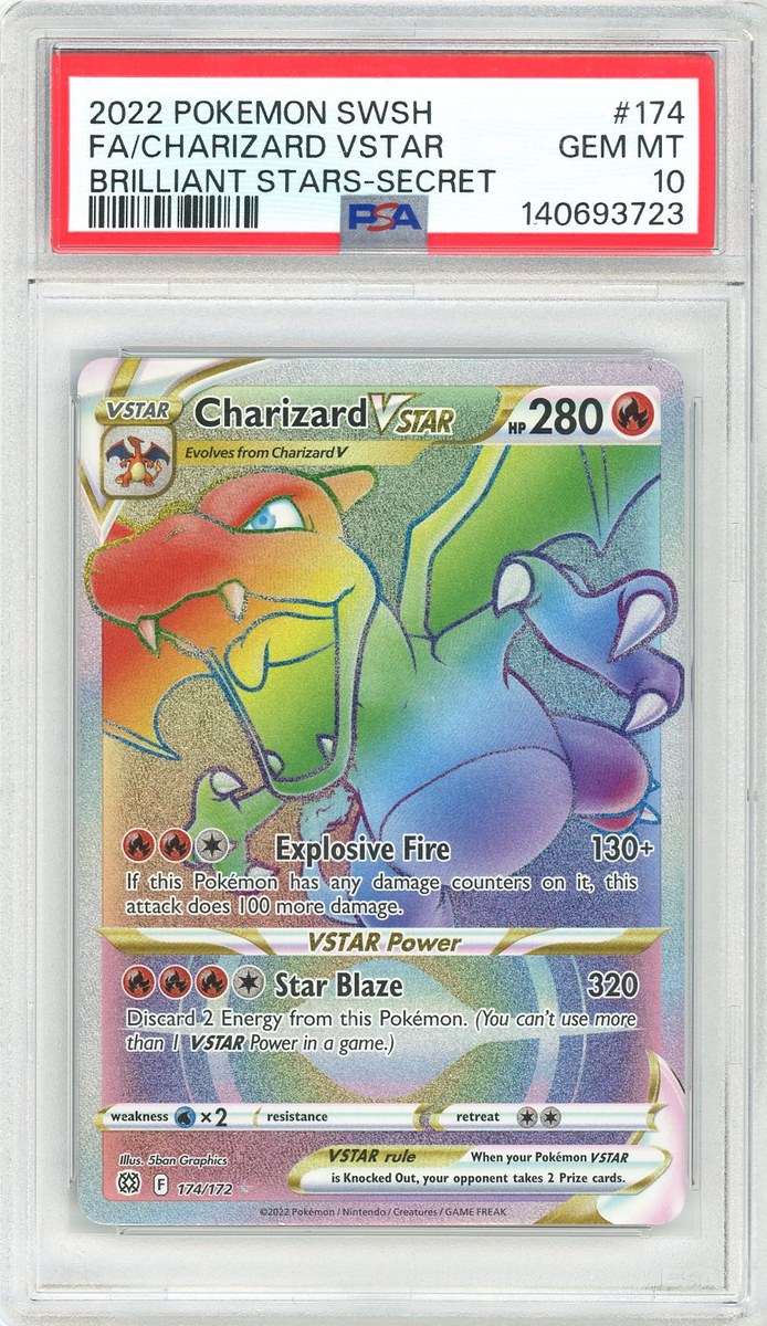 Full Art / Charizard VSTAR Secret Sword & Shield Brilliant Stars