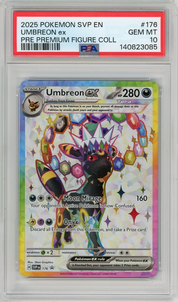 Umbreon Ex Prismatic Evolutions Premium Figure Collection Sv Black Star Promo