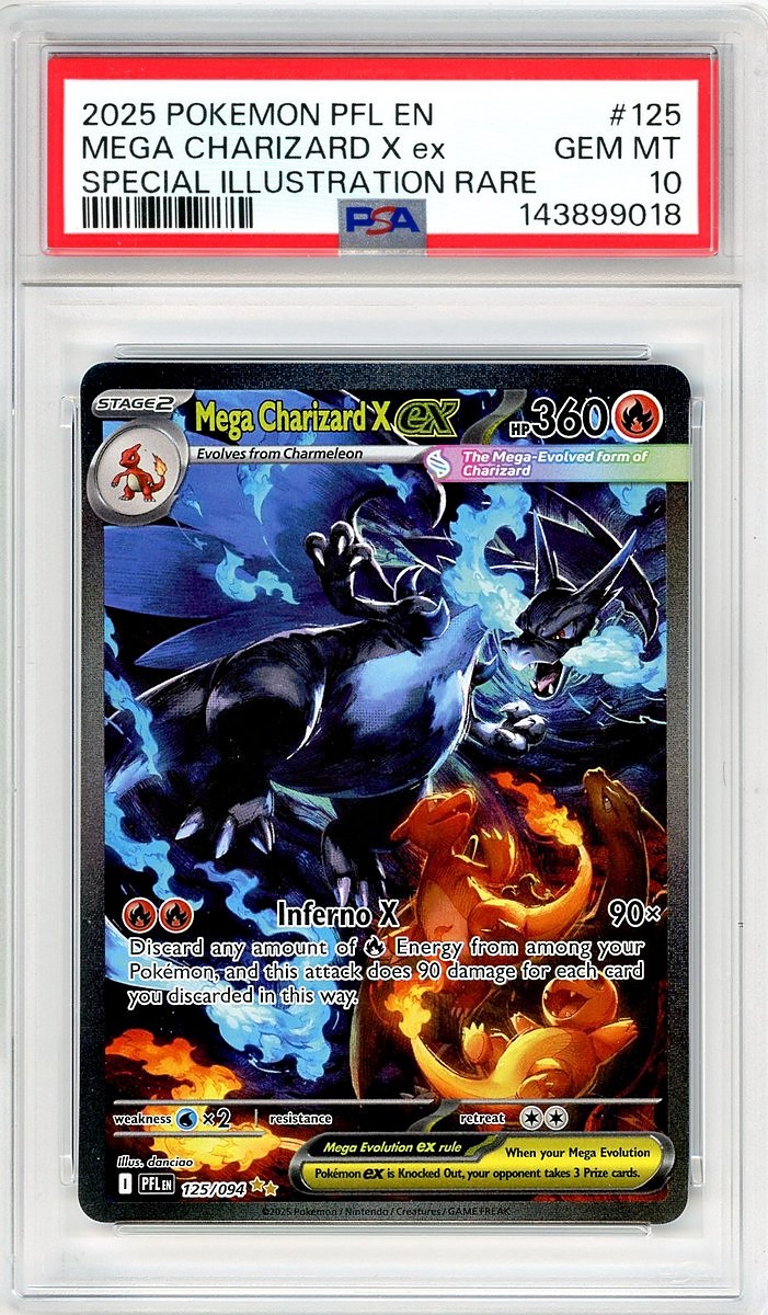 Mega Charizard X ex SIR Mega Evolution: Phantasmal Flames