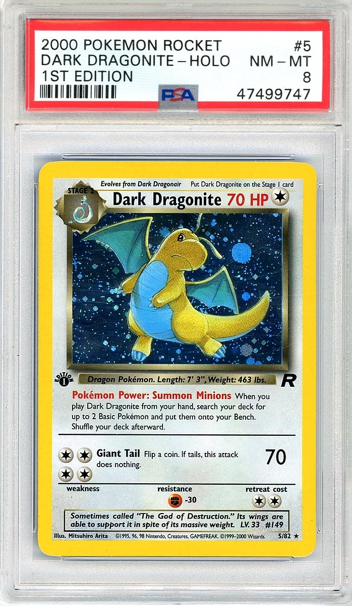 Dark Dragonite 1st Edition Rocket