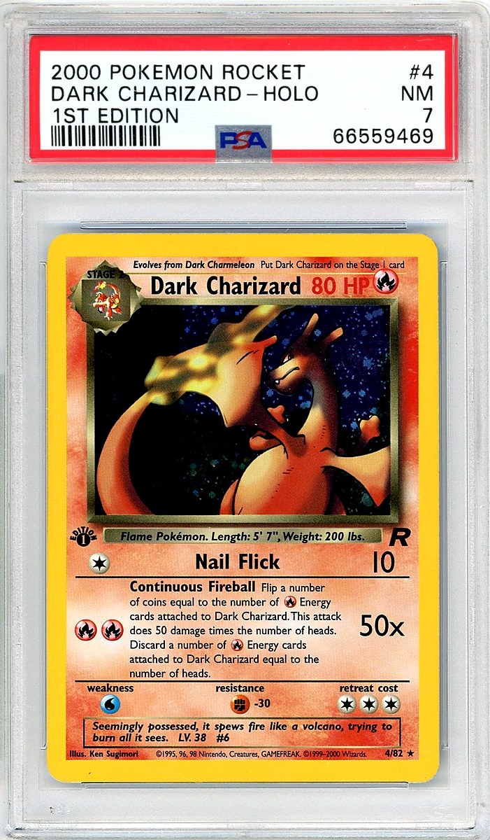 Dark Charizard 1st Edition Holo Team Rocket