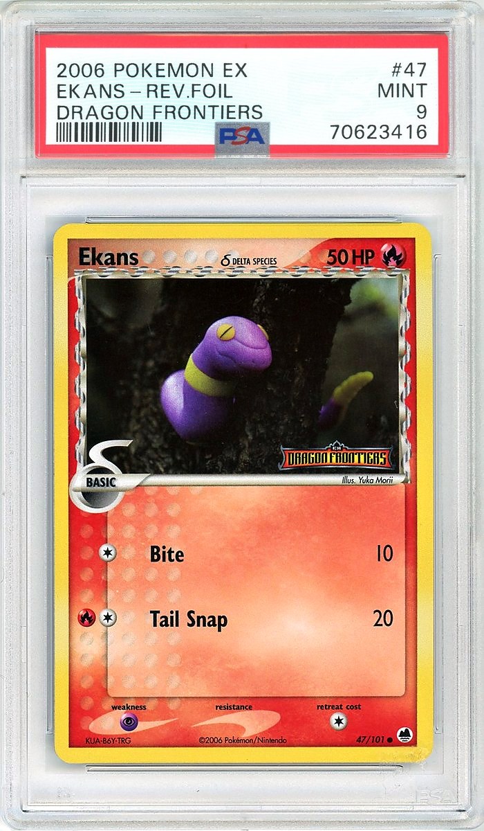 Ekans-Reverse Foil Dragon Frontiers Ex Dragon Frontiers