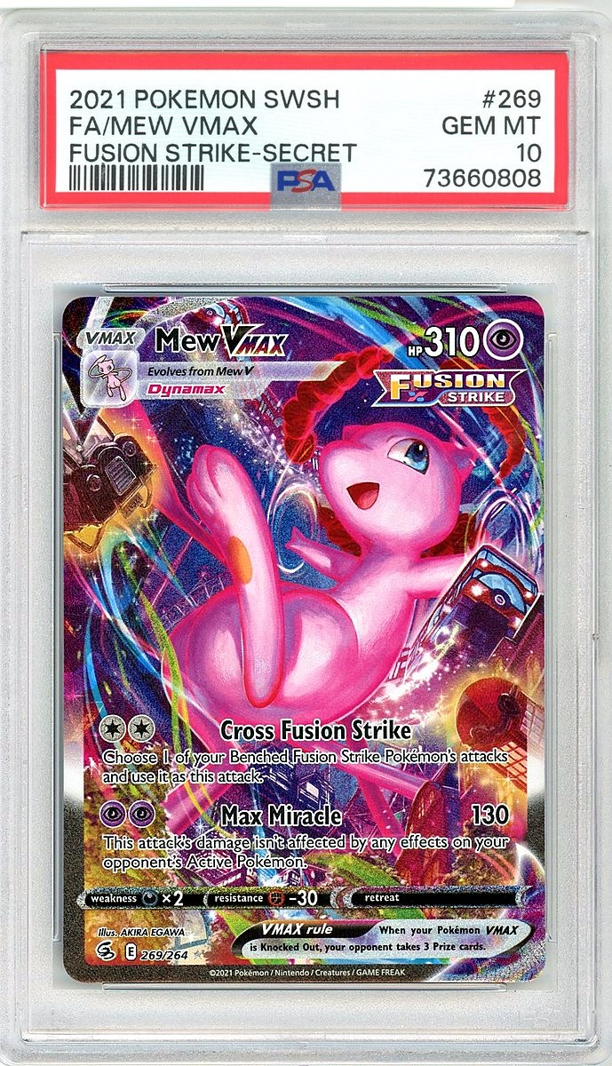 Full Art / Mew VMAX Secret Sword & Shield Fusion Strike