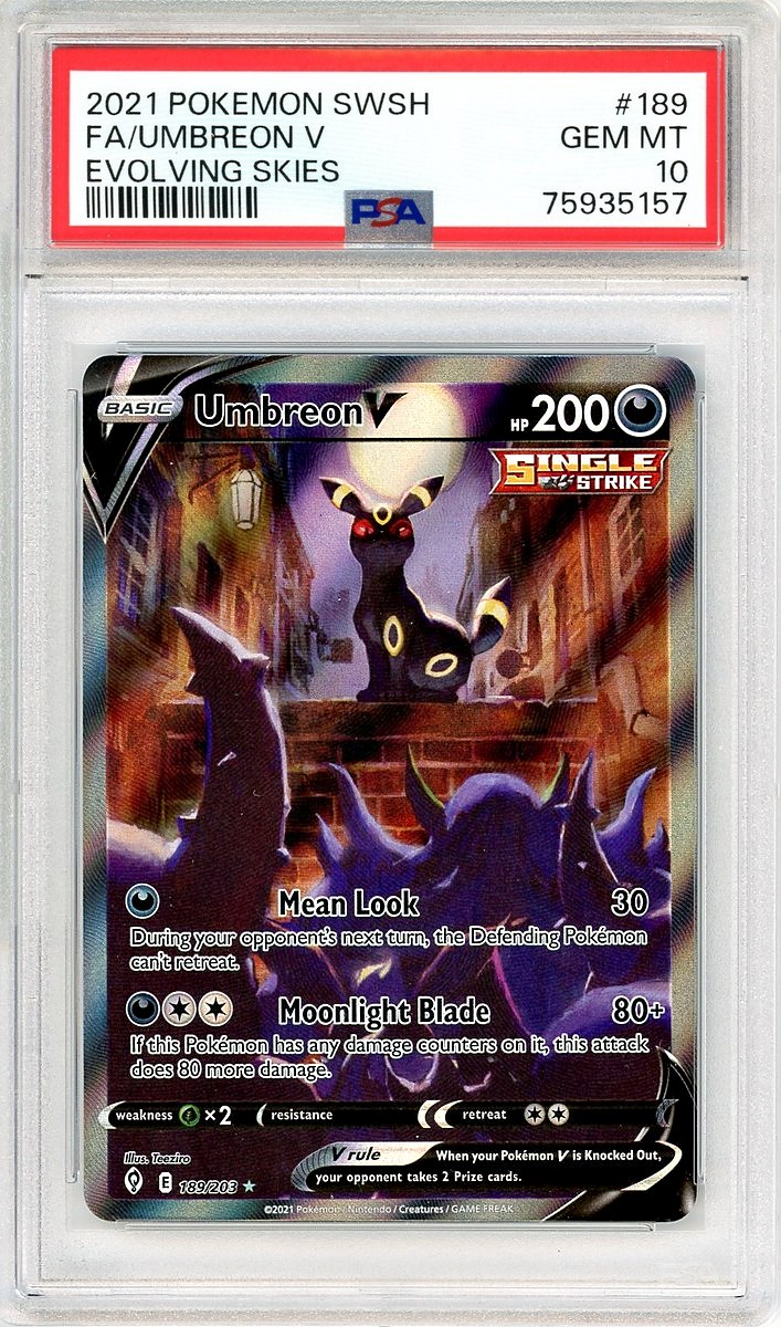 Umbreon V FA Sword & Shield: Evolving Skies