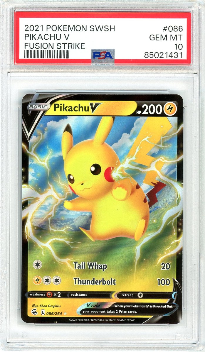 Pikachu V Fusion Strike Sword & Shield Fusion Strike