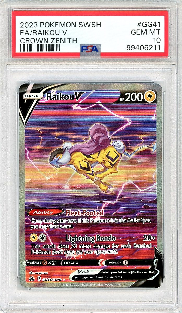 Raikou V UR Sword & Shield: Crown Zenith